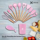 Set de Utensilios de Cocina Croix x13 Pcs Rosa